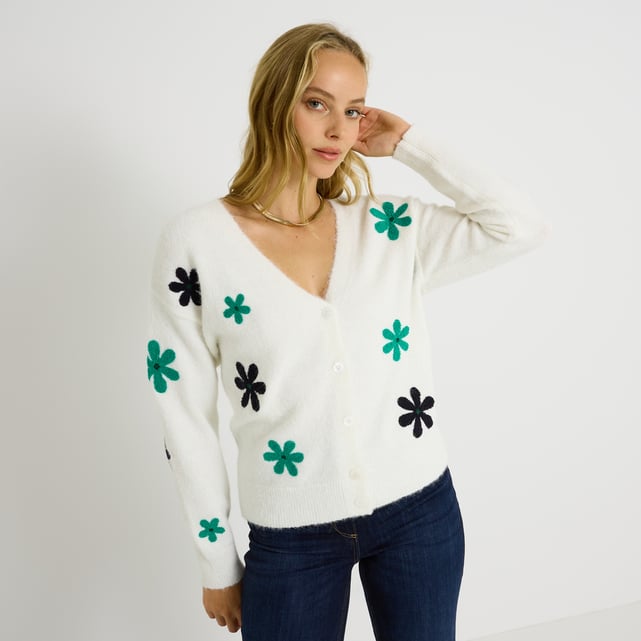Gilet Tricot,Pull en Maille Fine pour Femme avec Feuilles De Fleurs Rétro Brodées Gilet en Tricot sans Manches Pull À Col en V Pull Gilets À Lacets Cardigan Veste Preppy Tricots,Beige,XS Gilet Tricot,Pull en Maille Fine pour Femme avec Feuilles De Fleurs Rétro Brodées Gilet en Tricot sans Manches Pull À Col en V Pull Gilets À Lacets Cardigan Veste Preppy Tricots,Beige,XS