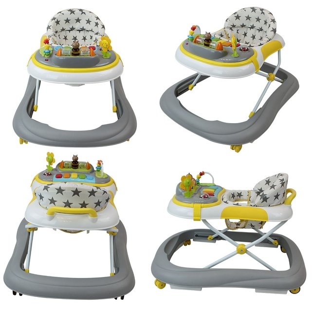 Avis Trotteur Bebe Evolutif Musical Pliable Reglable En Hauteur Monsieur Bebe La Redoute