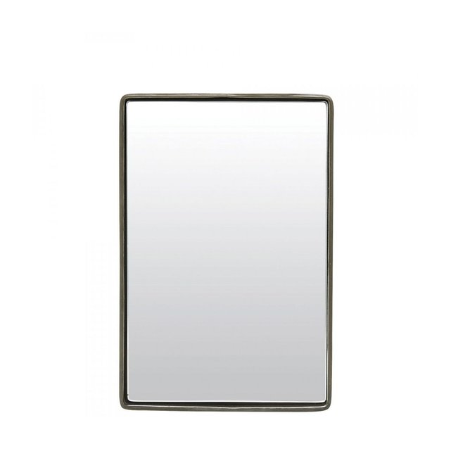 Miroir rectangulaire reflection bord noir patiné 20 x 30 ...