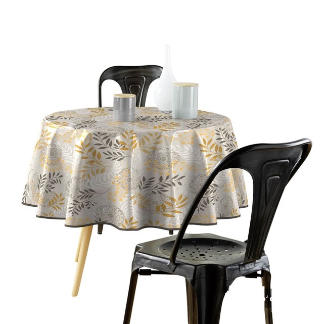 Nappe de table ronde en PVC - Cuisine/Couverts et Art de la table