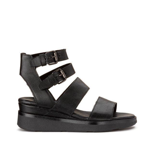 sandales noires bride cheville