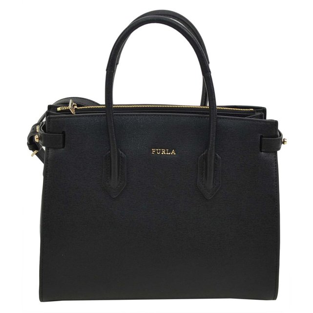 Sac à main cuir noir Furla | La Redoute