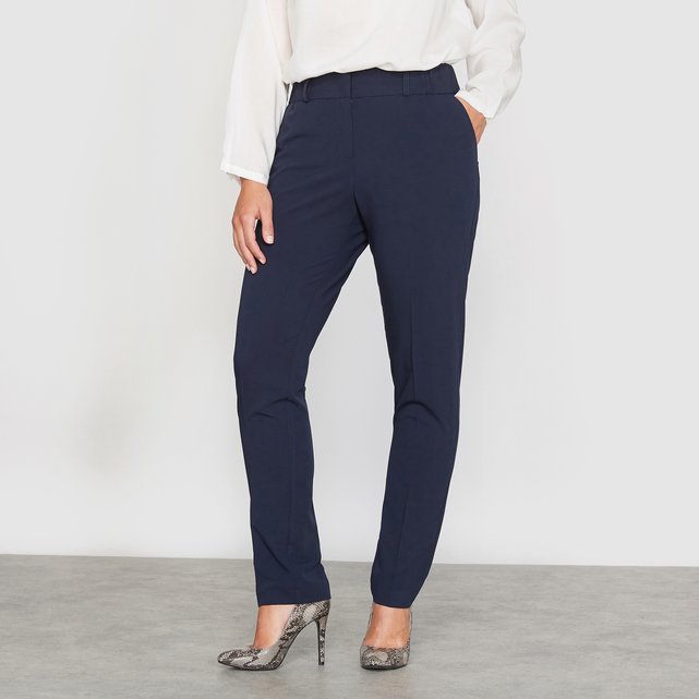 slim fit cigarette trousers