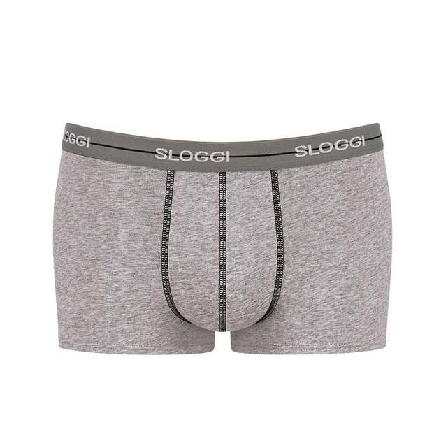 Lot de 3 boxers hipster star gris, noir, bleu Sloggi | La ...