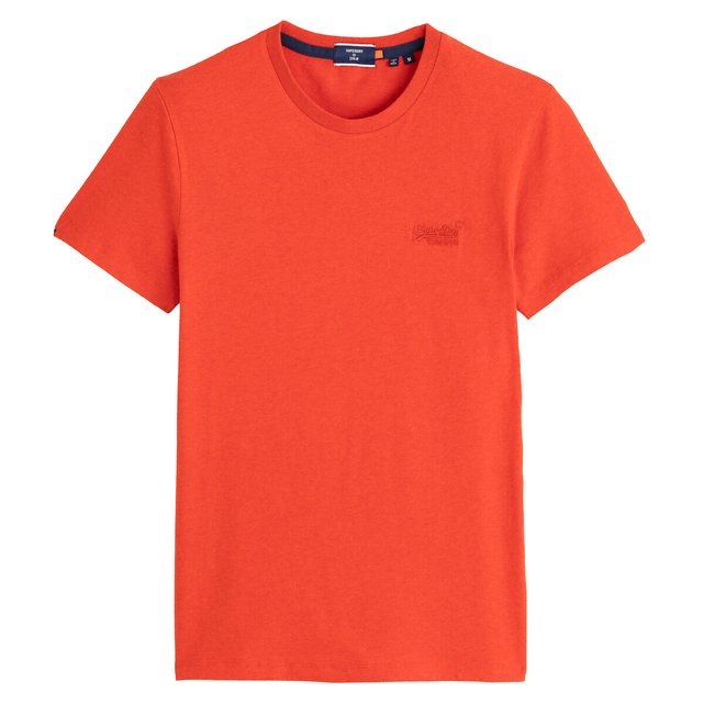 T-shirt col rond orange label vintage Superdry | La Redoute