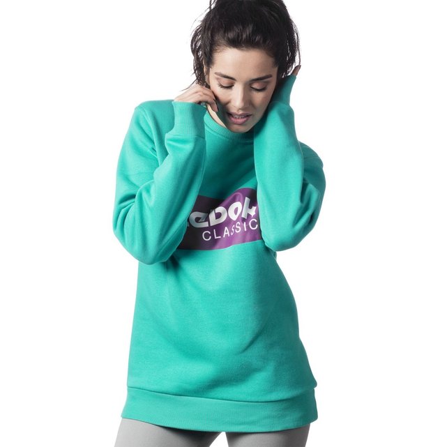 sweat reebok classic femme verte