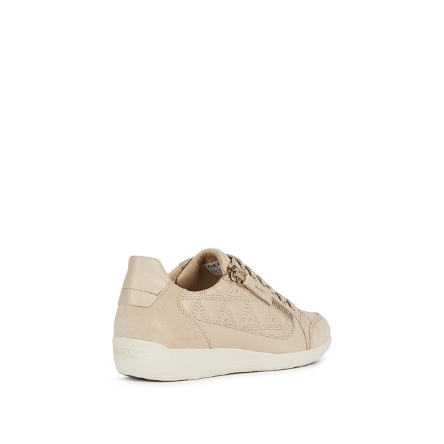 geox myria leather trainers