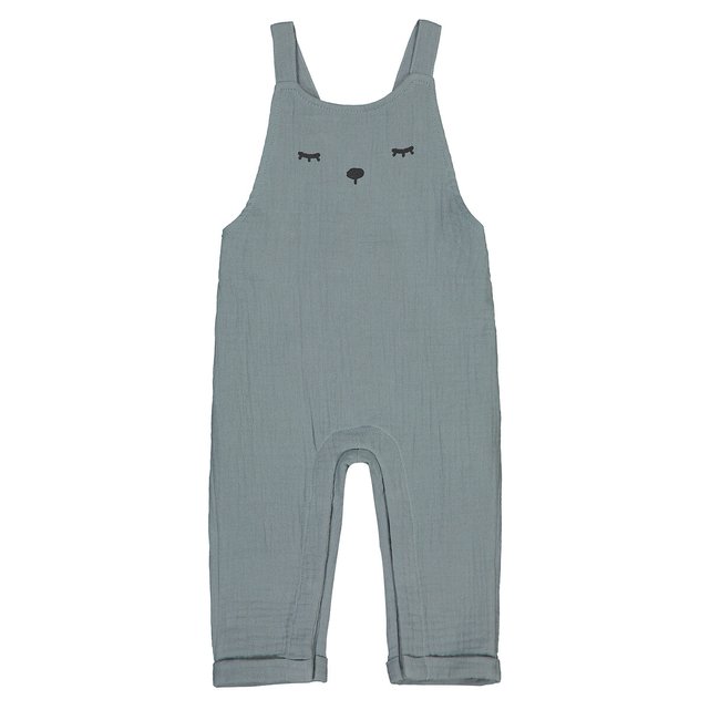 Salopette en gaze de coton 1 mois-3 ans  LA REDOUTE COLLECTIONS image 0