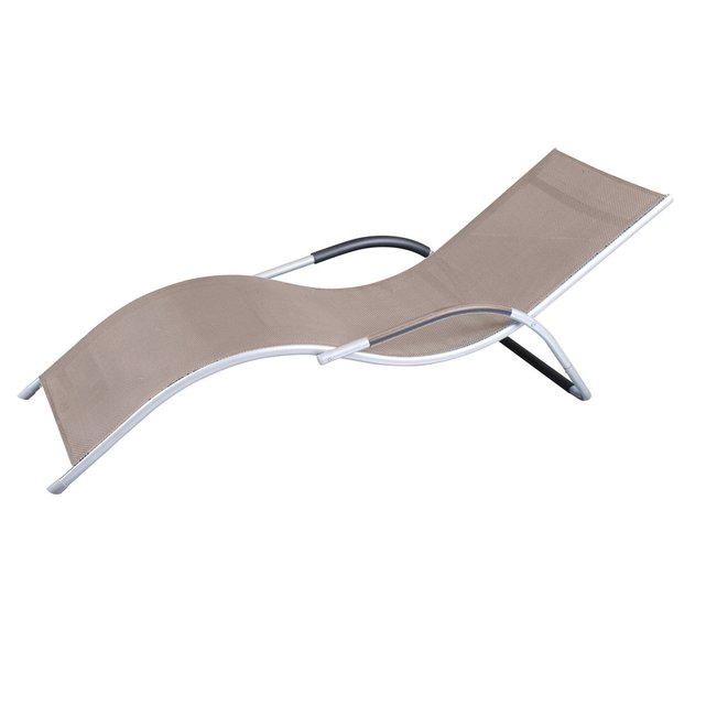Chaise longue brazil - texilène taupe Sunnydays | La Redoute