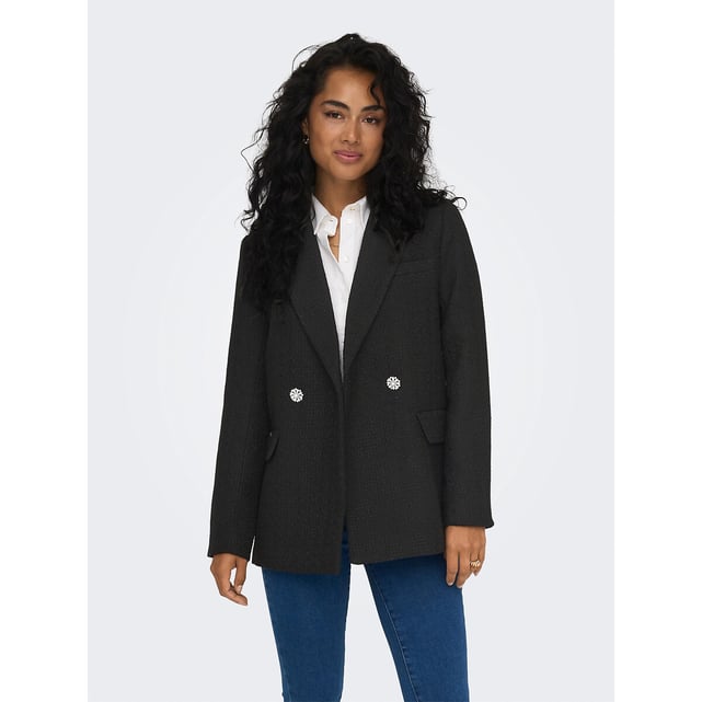 Blazer Court Femme - Marque ONLY - Coupe Classique - Tissu Doux Et Agréable à Porter - Look élégant - 3