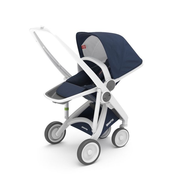 poussette chassis blanc