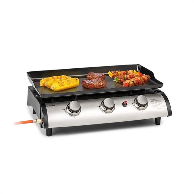 Grillfabrik Grill À Gaz 3 Brûleurs 7,5Kw Plaque De Grill En Acier Inoxydable Tuyau De Gaz Grillfabrik Grill À Gaz 3 Brûleurs 7,5Kw Plaque De Grill En Acier Inoxydable Tuyau De Gaz
