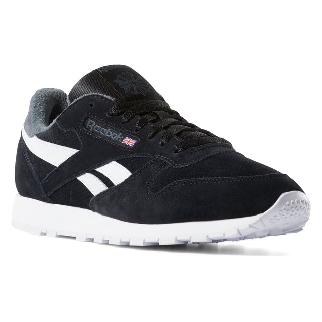 Baskets classic leather noir Reebok Classics | La Redoute Baskets classic leather noir Reebok Classics | La Redoute