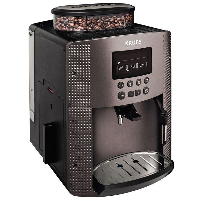 Machine à espresso broyeur à grains ea815p10 noir Krups ...