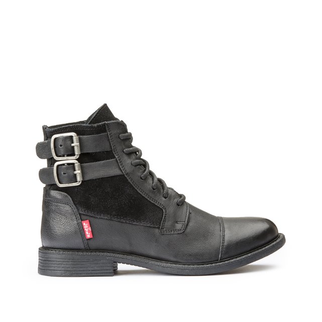 Maine leather boots , black, Levi's 
