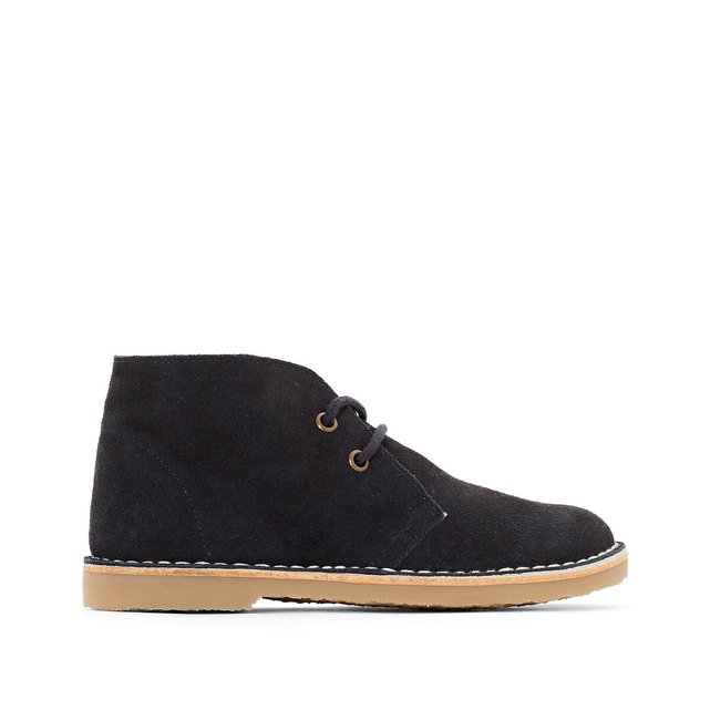 Botines de piel vuelta, del 26 al 40 azul marino La Redoute Collections |  La Redoute