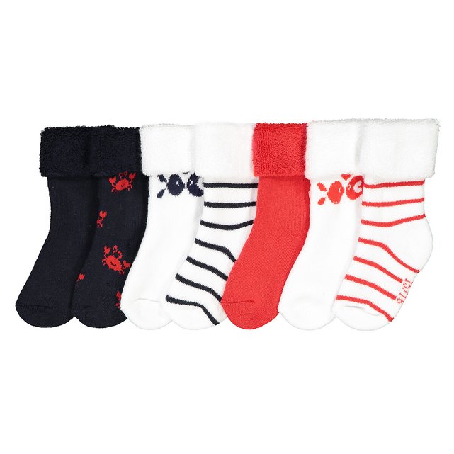 Lot De 7 Paires De Chaussettes 13 14 19 Rouge Bleu Blanc La Redoute Collections La Redoute Lot De 7 Paires De Chaussettes 13 14 19 Rouge Bleu Blanc La Redoute Collections La Redoute