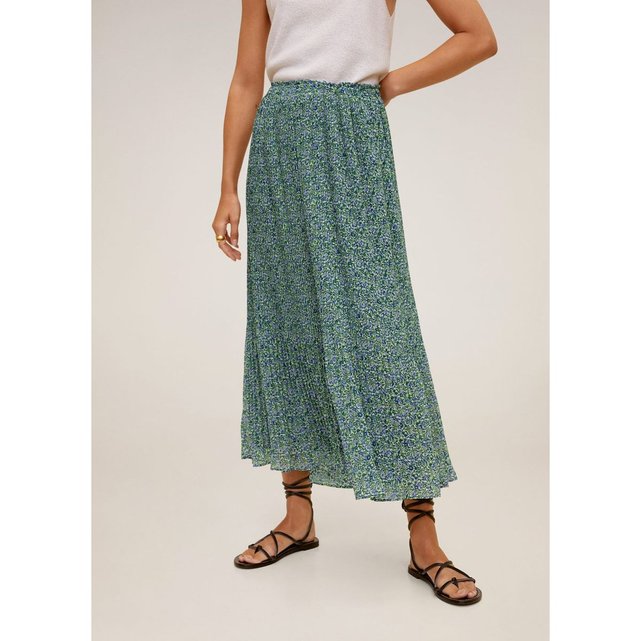 Jupe longue verte mango clearance