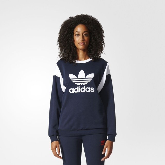 sweat adidas trefoil bleu femme sweat adidas trefoil bleu femme