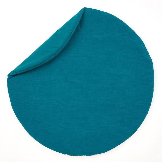 Tapis Rond Bebe Chambre Bebe Les Essentiels Fabrique En France Bleu Petrole Cocoeko La Redoute