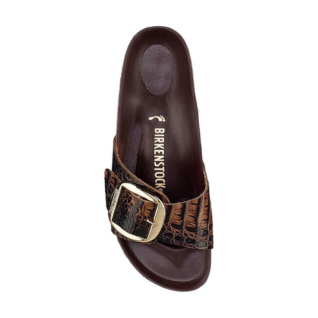 birkenstock madrid big buckle marron