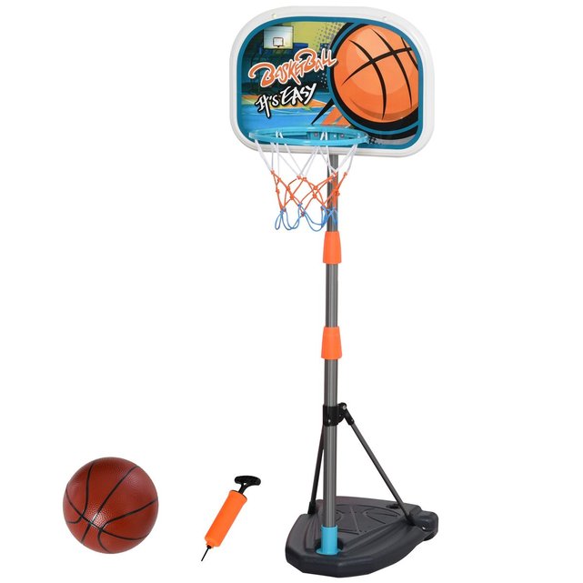 Panier De Basket Ball Sur Pied Hauteur Reglable 1 26 1 58 M Accessoires Orange Homcom La Redoute