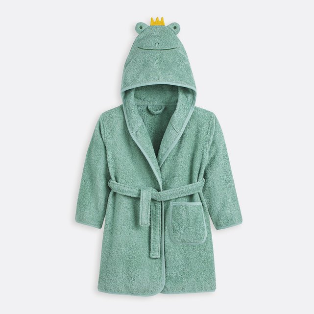 Accappatoio Bambino Sensei 100% Cotone 450 G/m² Con Cappuccio, Bianco, Taglia 4 Anni