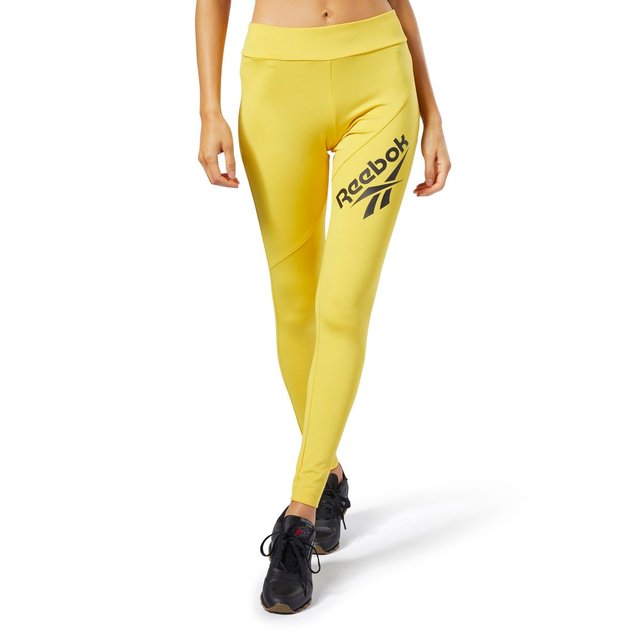 legging reebok homme jaune