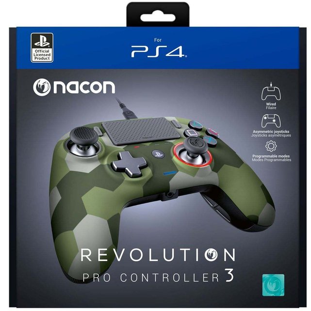 Manette Revolution Pro Controller 2 Nacon Pour Ps4 Couleur Vert Camouflage Nacon La Redoute