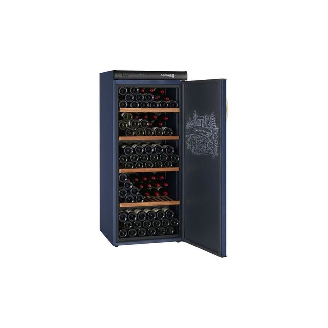 Cvp180 Cave A Vin De Vieillissement 180 Bouteilles Pose Libre Classe A L 62 X H145 Cm Bleu Climadiff La Redoute