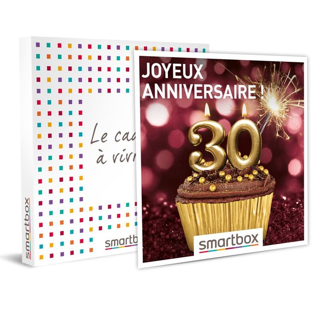  Joyeux  anniversaire  pour femme 30  ans  coffret cadeau 