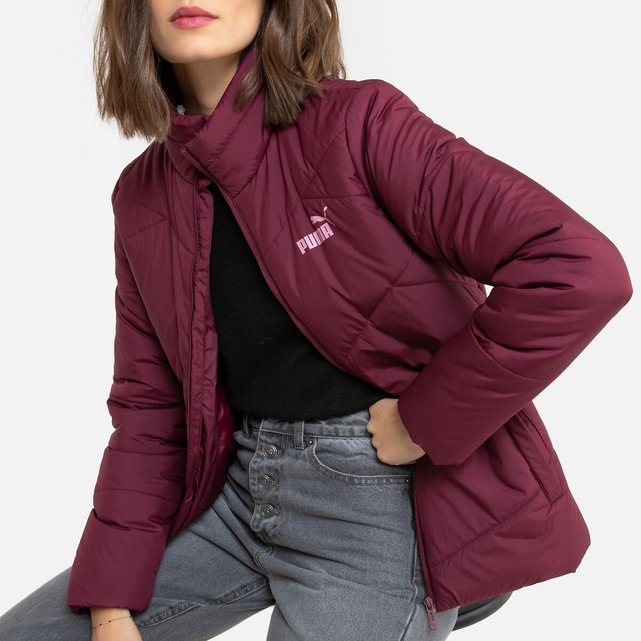 burgundy puma jacket
