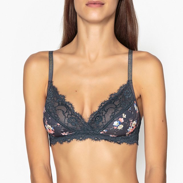Soutien sem armação, em microfibra estampada  LA REDOUTE COLLECTIONS image 0
