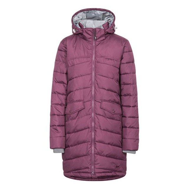 Doudoune violette | La Redoute HOMELY - doudoune longue - femme TRESPASS