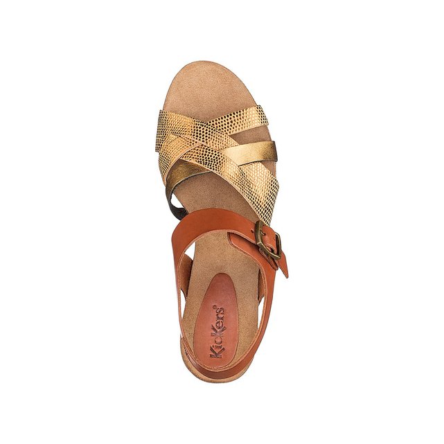 KICKERS compensées Sandales KICKERS SPICY Sandales cuir zZ0SwSx