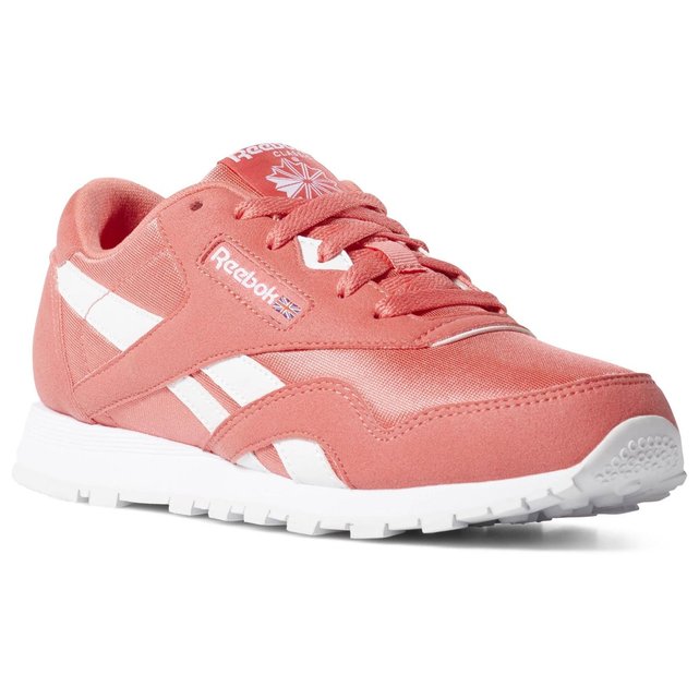 reebok classic nylon enfant rose