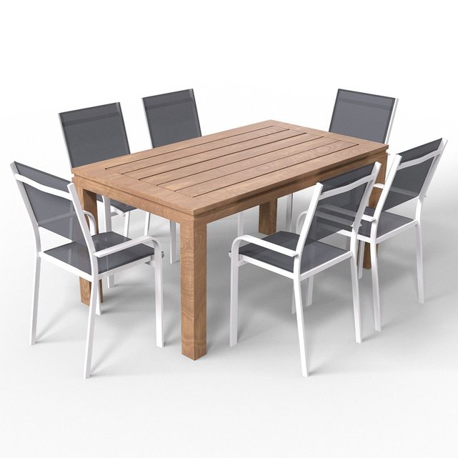 Ensemble table et chaise de jardin [Livraison Rapide] - Homifab