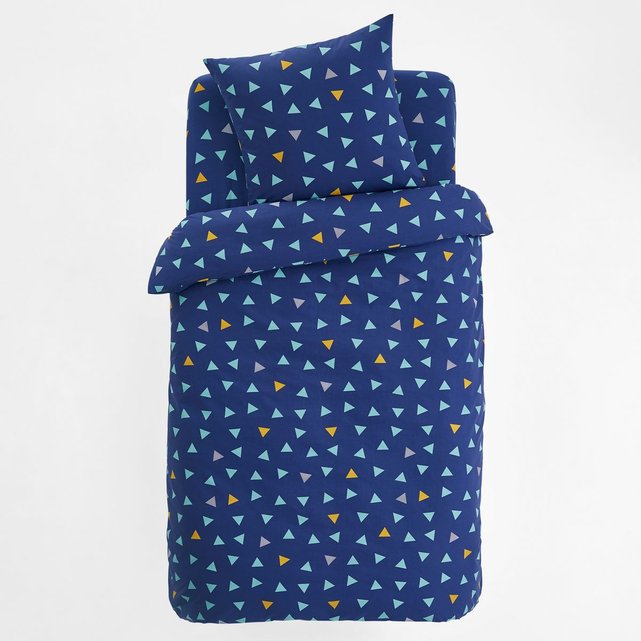 Housse de couette imprimée, lucien imprimé bleu La Redoute ...