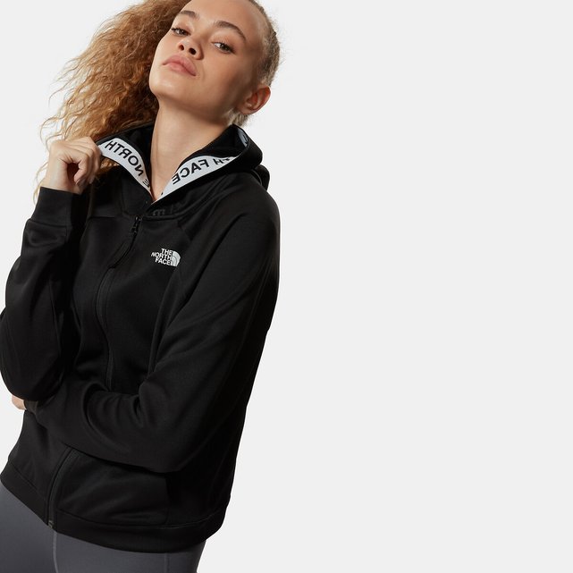 north face button up hoodie