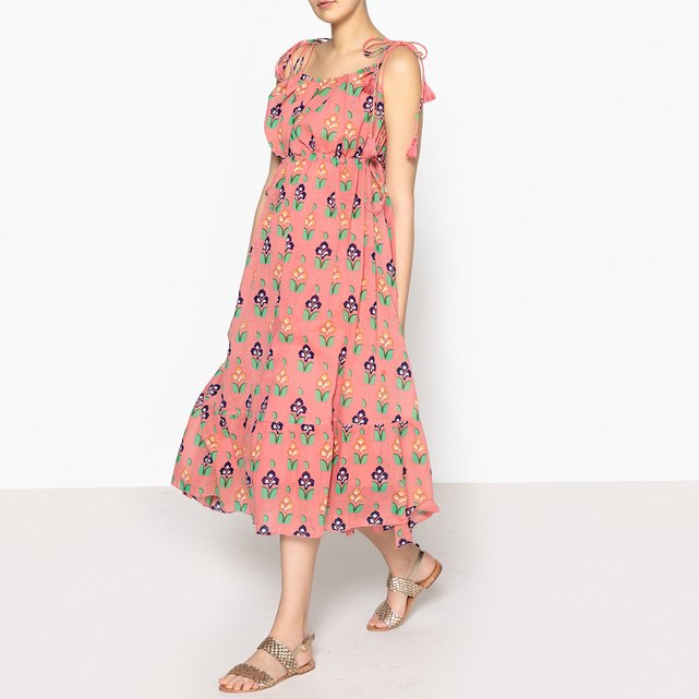 Mia Imprimée Dress Long Robe Longue txQdhrsC