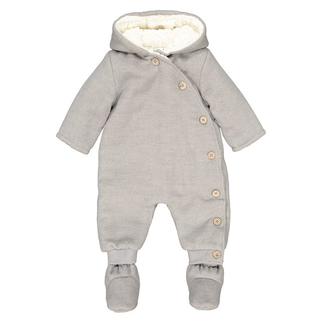 grey snowsuit