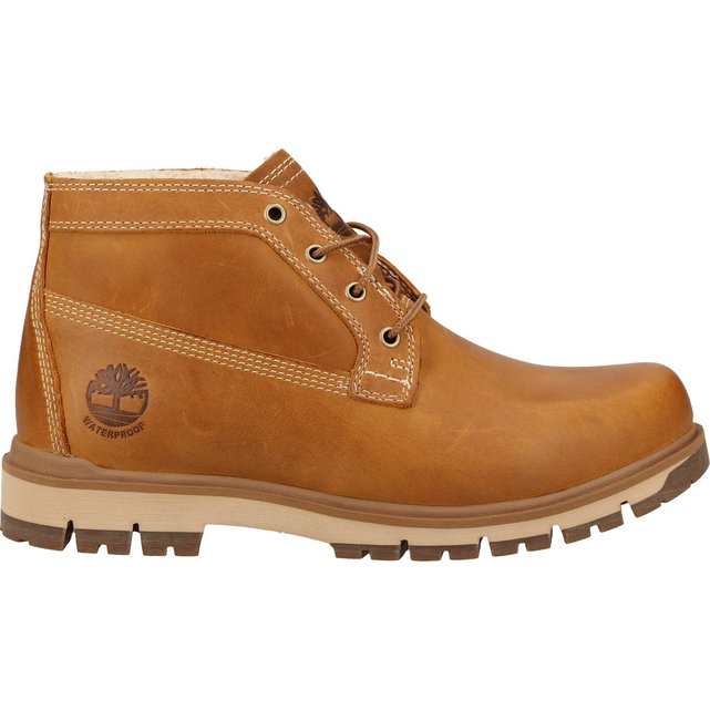 timberland cuir marron