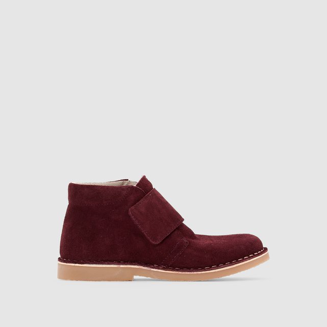 plum suede boots