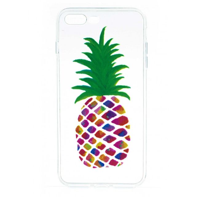 Coque Souplee Avec Ananas Iphone 7 Plus Et 8 Plus Dessin Ananas Amahousse La Redoute