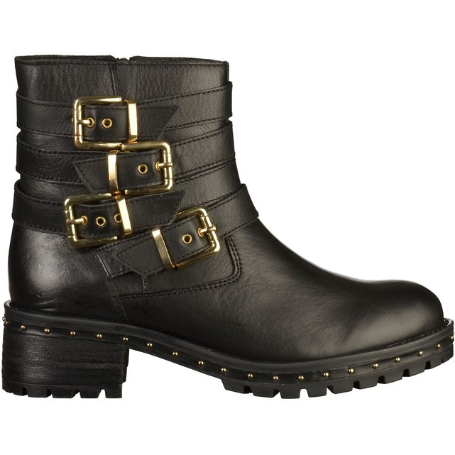 Bottines noir/or Bronx La Redoute Bottines noir/or Bronx La Redoute