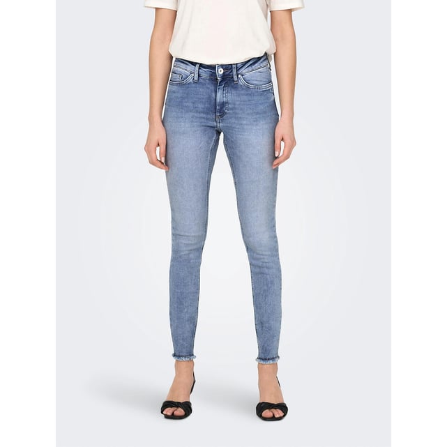 Jean Skinny Femme ONLY - Taille Basse, Coupe Ajustée Cheville - Denim Stretch Confortable Et Tendance