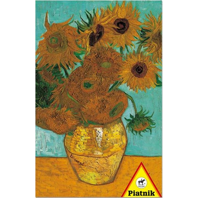 Van Gogh Les Tournesols Cycle 2 Puzzle 1000 pièces - van gogh : les tournesols Piatnik | La Redoute