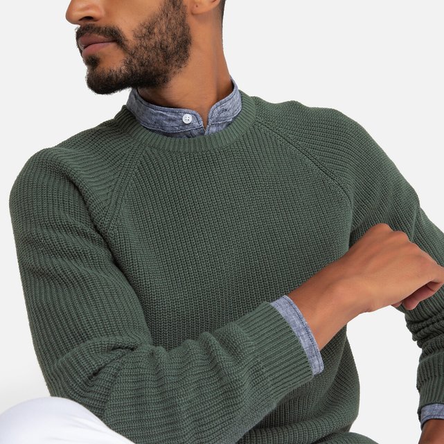 cotton crew neck jumper