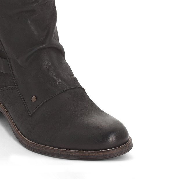 frapper les les les bottes en cuir noir, kickers f04e78 frapper les les les bottes en cuir noir, kickers f04e78