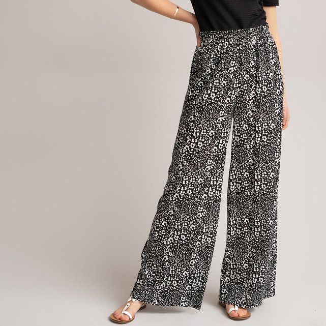 Weite Hose mit Animal-Print  LA REDOUTE COLLECTIONS image 0